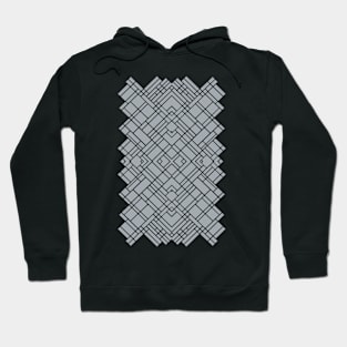 Map Outline 45 Grey Repeat Hoodie